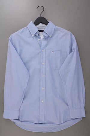 Tommy Hilfiger Langarmhemd Gr. M blau