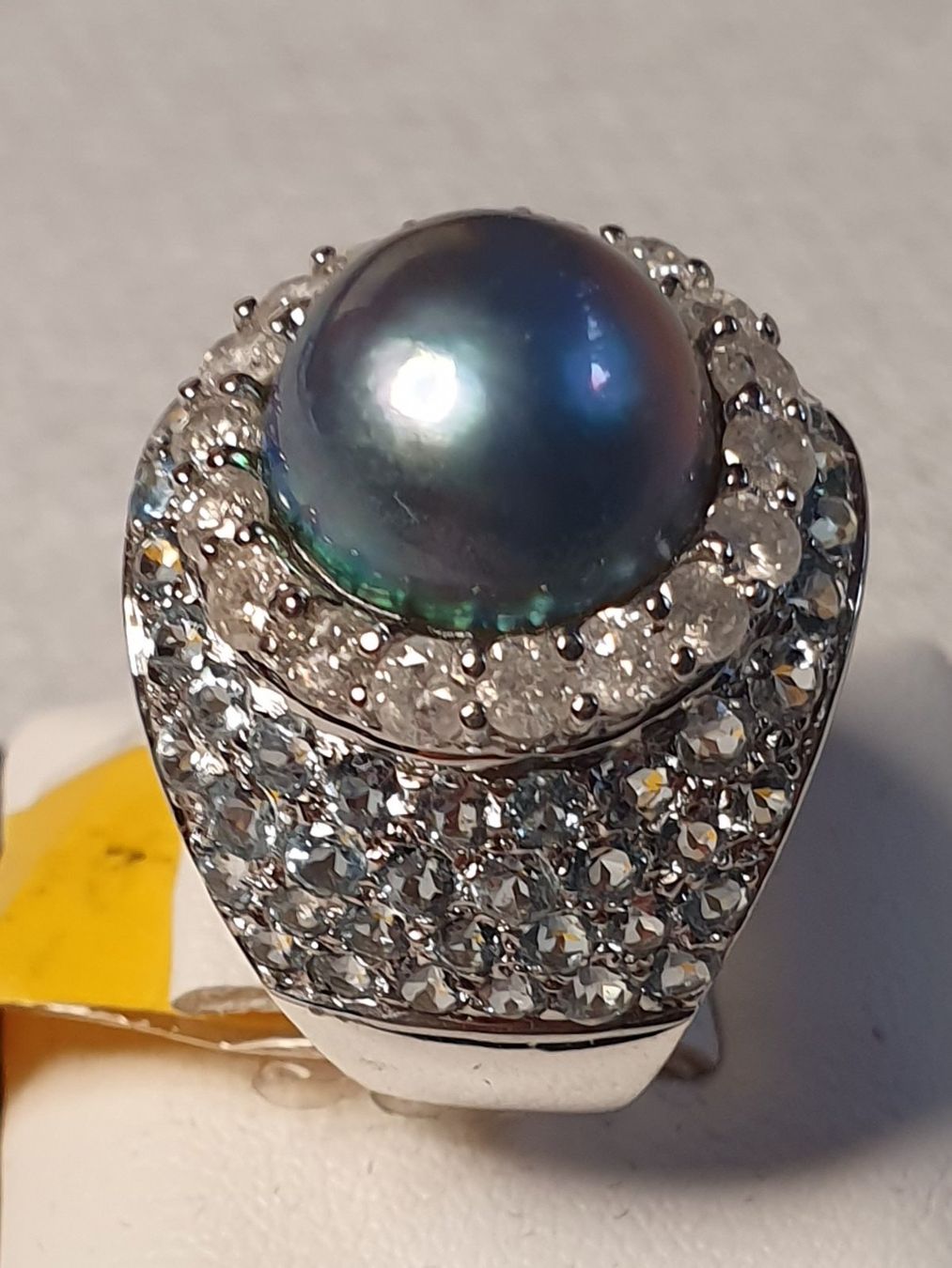 Anelli: Blauperle Ring Diamanten Aquamarine – Nuovo (secondo la descrizione) da Zürich venduto da Benedikt21 4