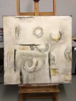 Abstraktes Acryl Gemälde