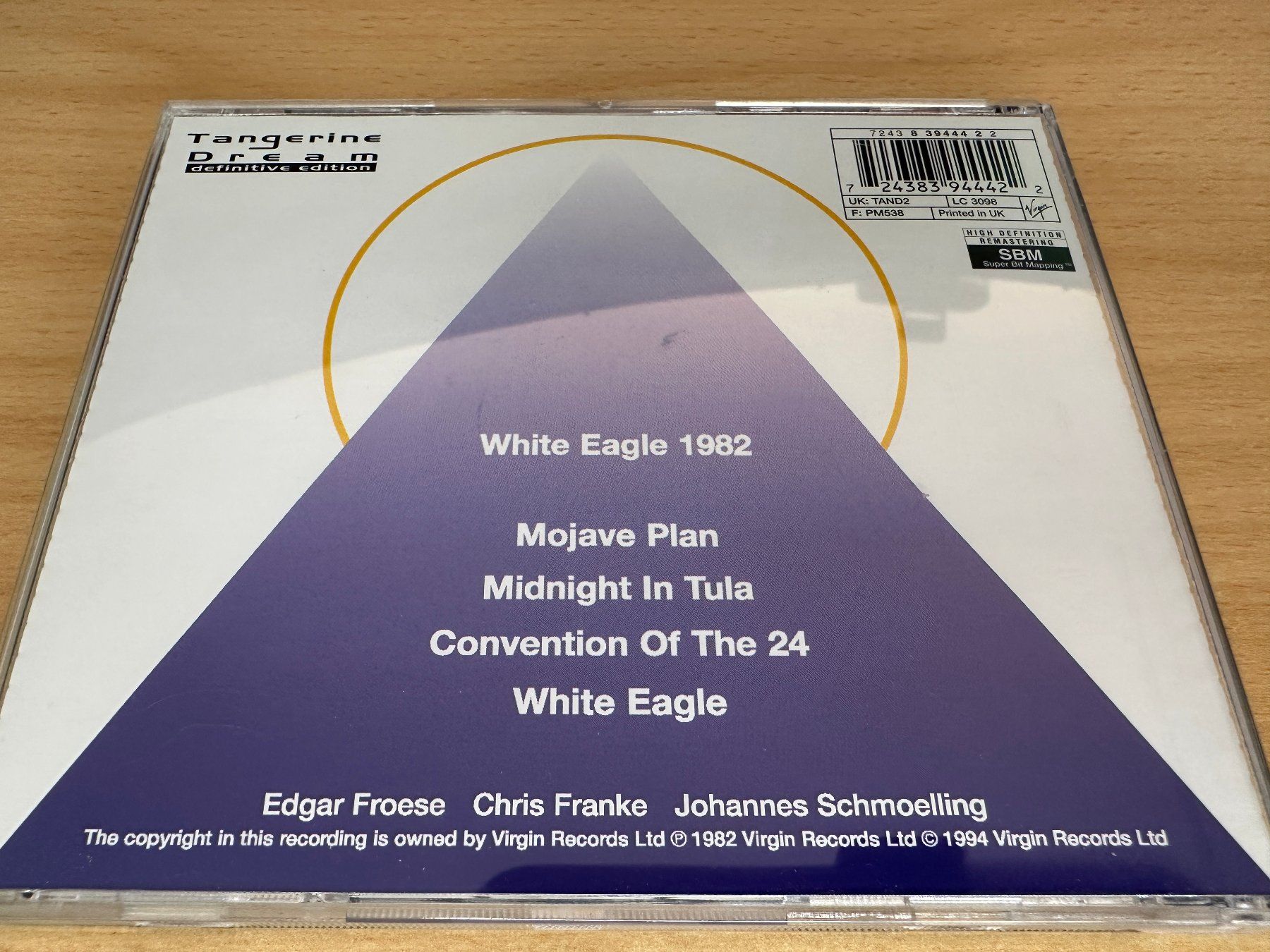 CD: Tangerine Dream – White Eagle – Usato da Rikon im Tösstal venduto da Alpenmutz 1