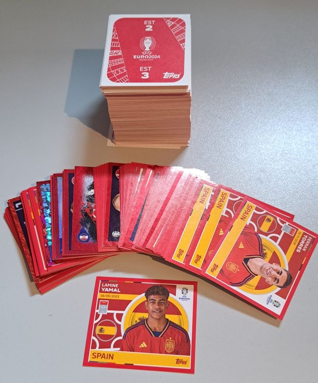 Topps EURO 2024,offizielle Serie, fehlende Sticker bestellen Kaufen