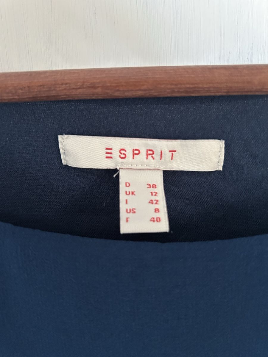 Esprit Camicette: Esprit Damen Bluse dunkelblau Gr. 38 – Usato da Bachenbülach venduto da danielaa0102 2
