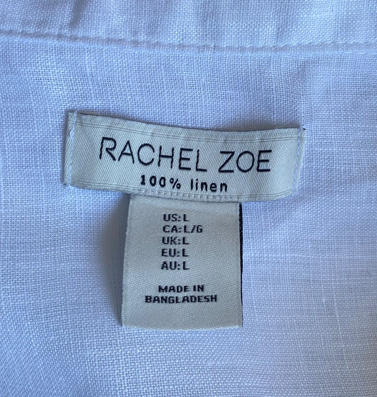 Camicette: Rachel Zoe Leinenbluse Grösse L – Usato da Oberwil BL venduto da Leni-Mischi 4
