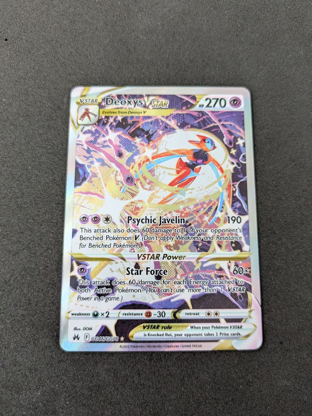 Pokémon Cartes à collectionner: Deoxys Vstar (Crown Zenith) – Neuf (Voir description) à Hochdorf par NoctisCaelum