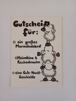 Postkarte Sheepworld, Schaf, Gutschein, Liebe
