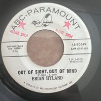 Brian Hyland - Out Of Sight, Out Of Mind / US-Promo 1964
