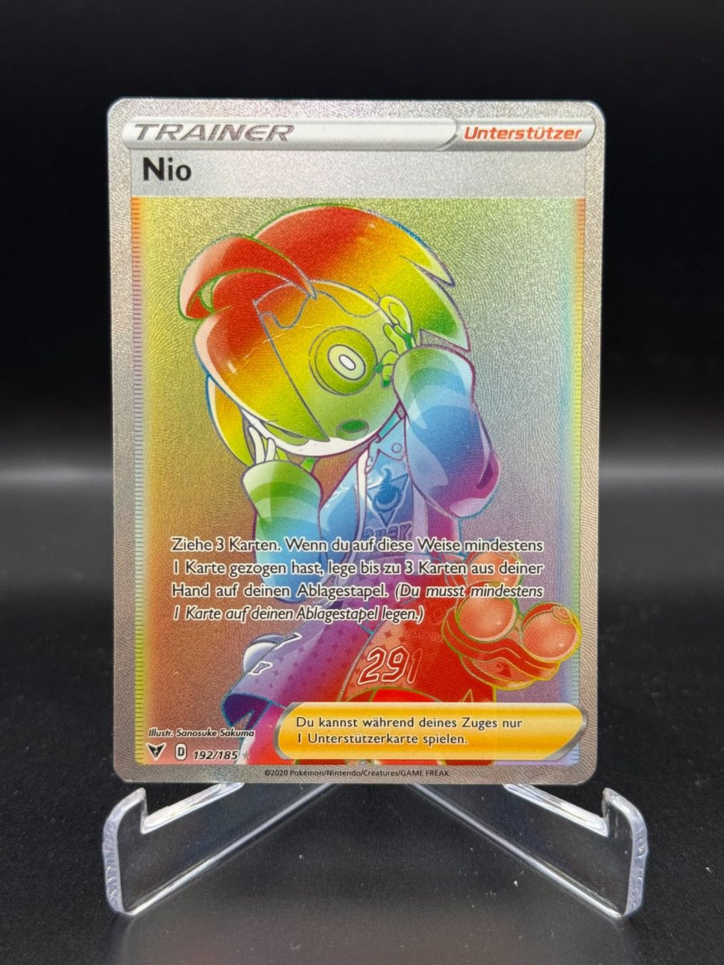 Pokémon Carte collezionabili: Nio (VIV 192) - Rainbow Rare – Usato da Birmensdorf ZH venduto da SnorlaxMail