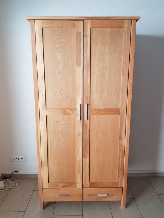 Kleiderschrank Eiche Geolt