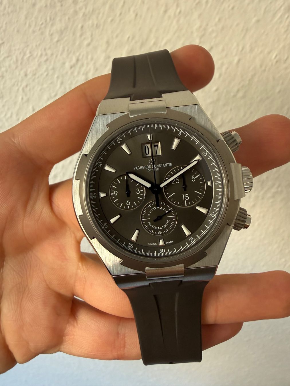 Vacheron Uhren: Vacheron Constantin Overseas Chronograph – Gebraucht aus Genève von SG_73