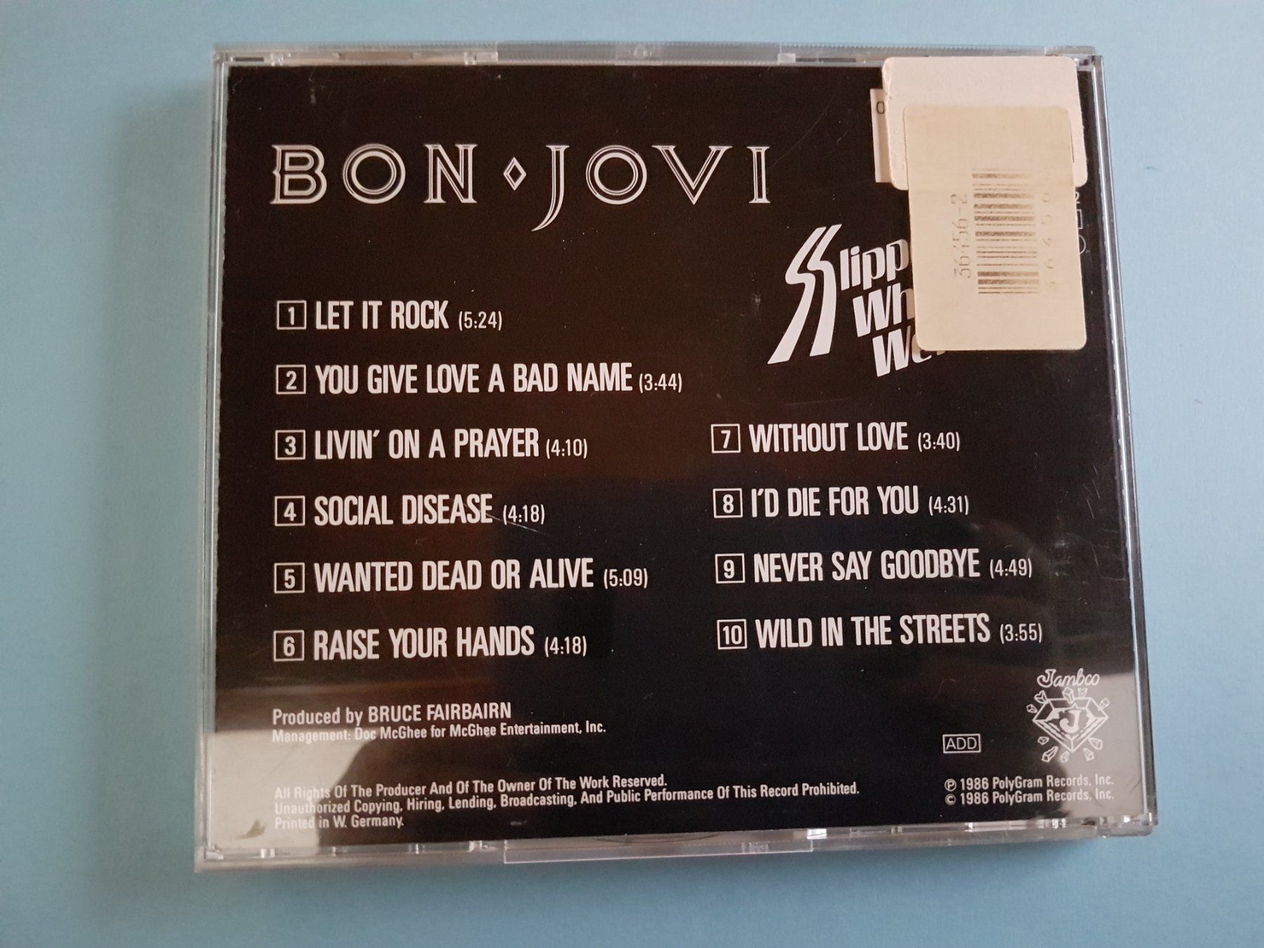 CDs: CD - Bon Jovi "Slippery when wet" – Gebraucht aus Dübendorf von new_15 1