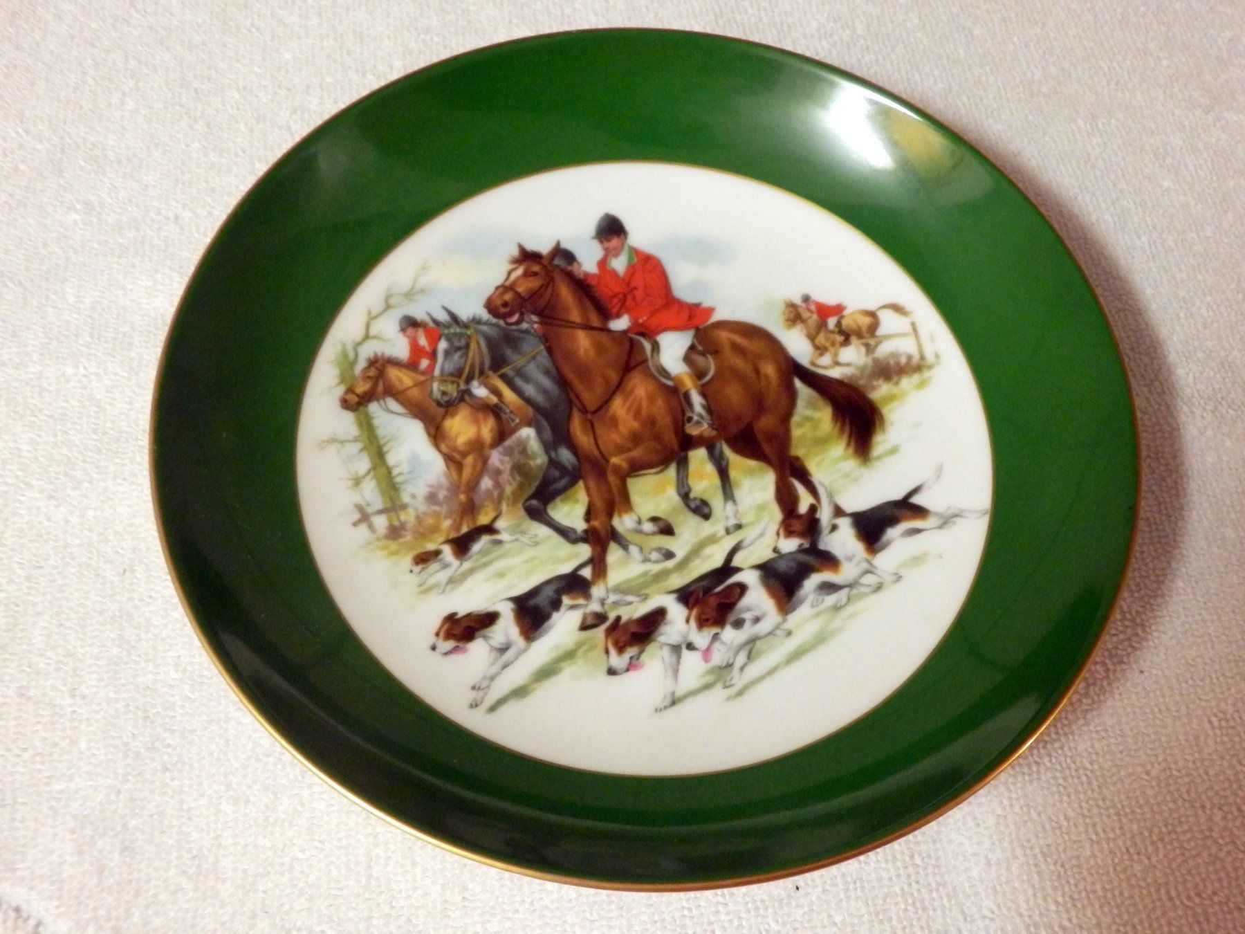 Assiettes: Sammler Teller, Fuchs- oder Treibjagd, – D'occasion à Ueberstorf par dinbau 4