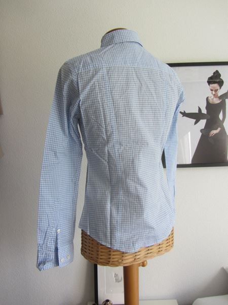 H&M Blusen: Bluse blau-weiss kariert - 34 – Gebraucht aus Zürich von Diazaio 4