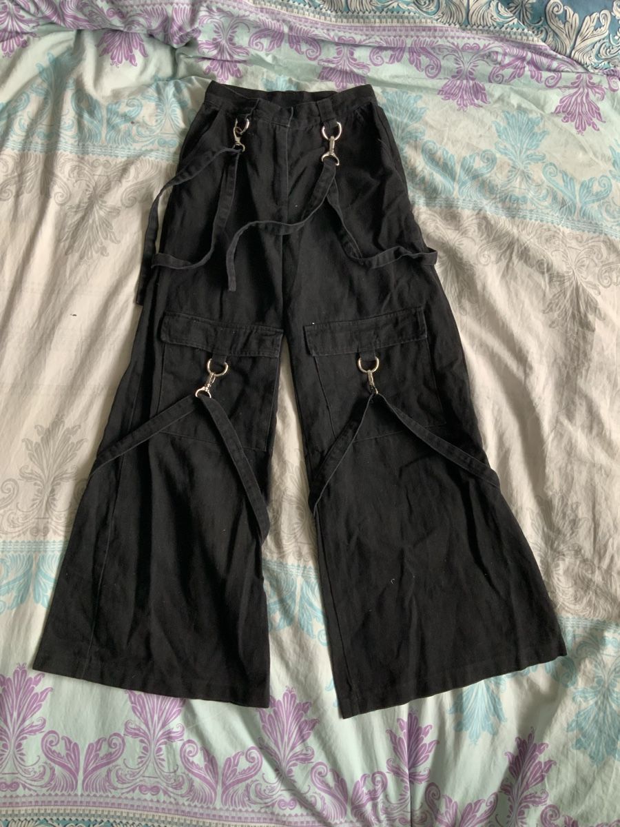 Pantaloni: Pantalon large noir The Ragged Priest – Usato da Promasens venduto da mazzz 1