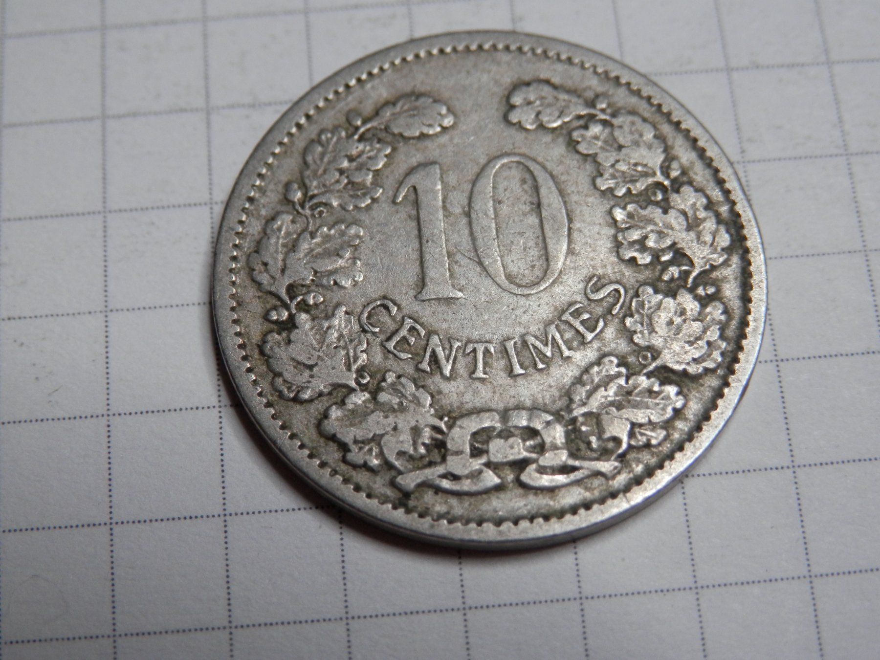 Tutti le monete: Luxemburg  10 Centimes, 1901 – Usato da Weiach venduto da weiach81 1