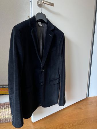 Black velvet jacket