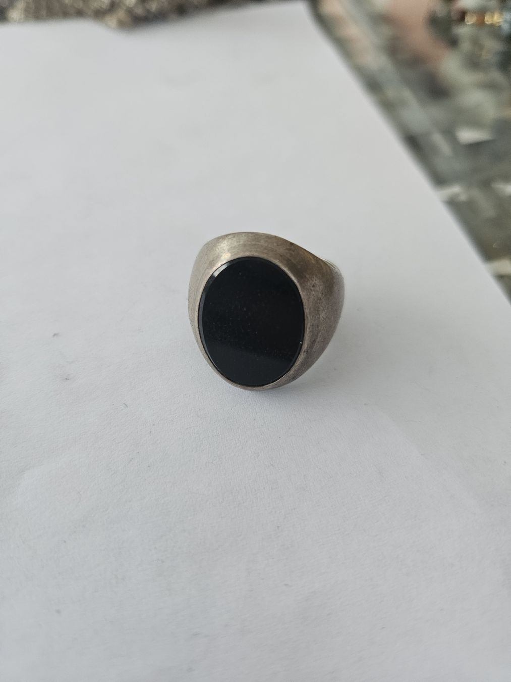 Bagues: Vintage Herren Silber Ring Massiv – D'occasion à Rickenbach b. Wil par nic_8ljr