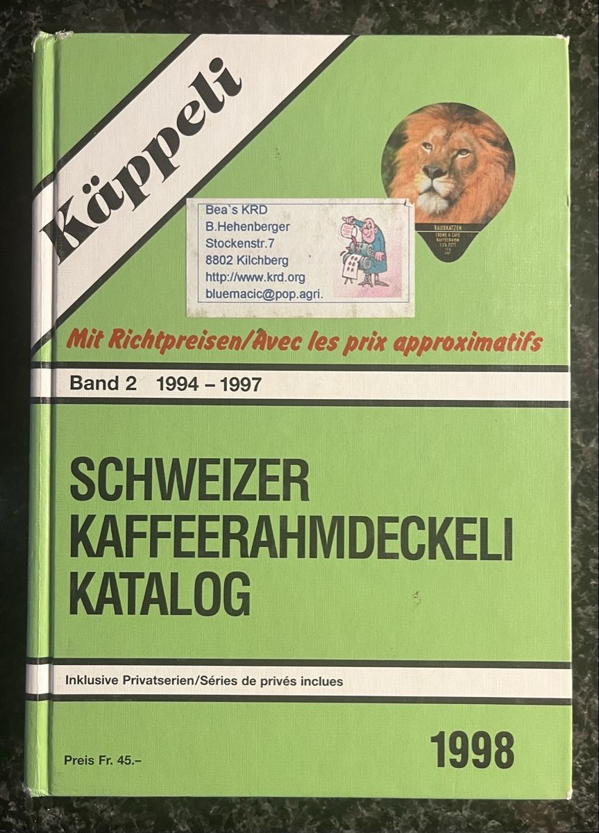 Libri: Kaffeerahmdeckeli Katalog Band 2 – Nuovo (secondo la descrizione) da Freidorf TG venduto da ern_7s68