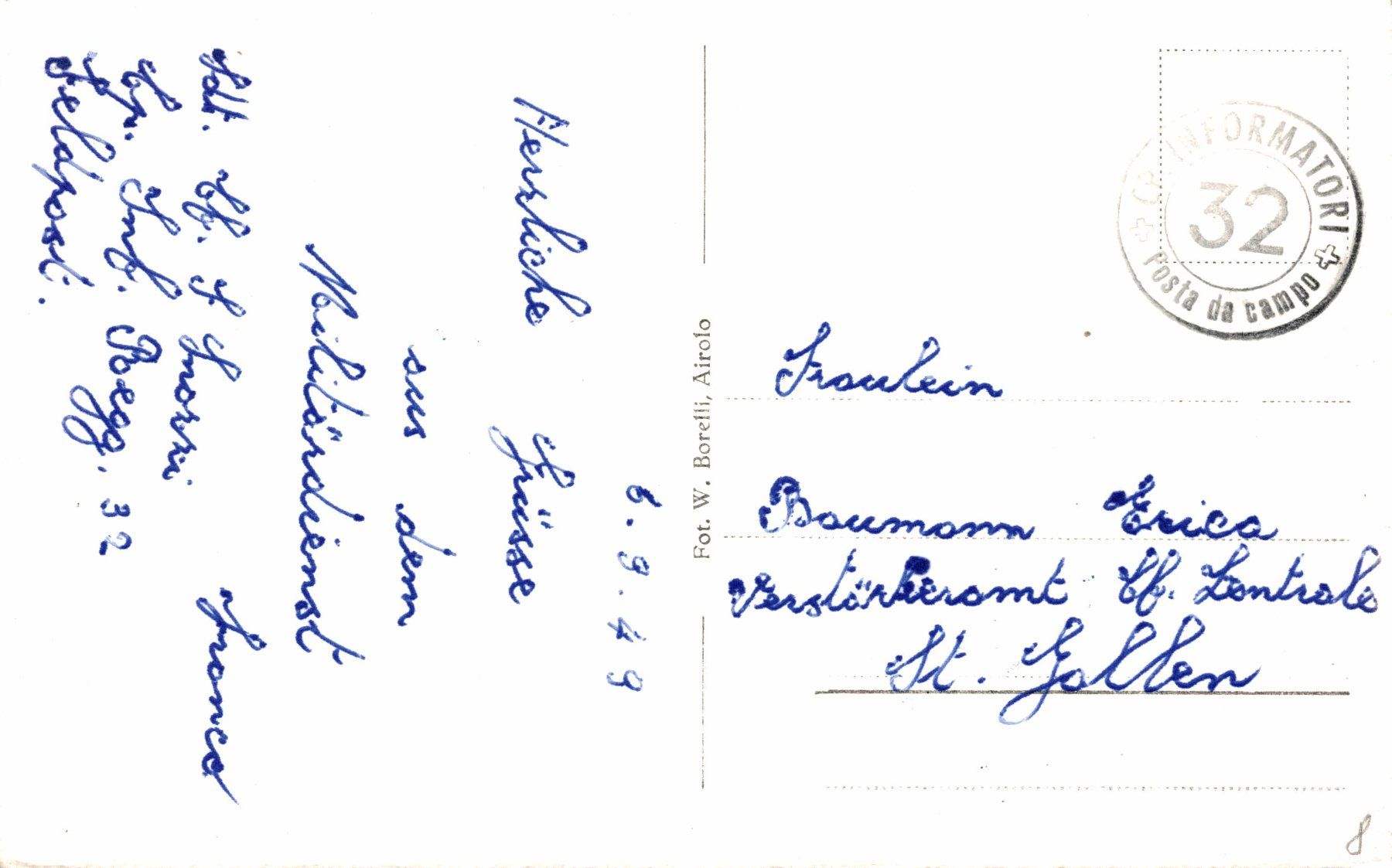 Cartoline postali: Faido 717 m.s.m. Panorama – Usato da Bronschhofen venduto da Astore 1