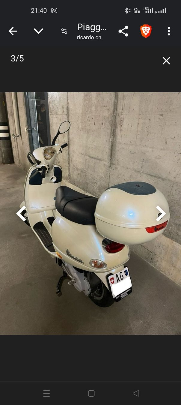 Vespa Scooters: Vespa 125 – D'occasion à Schaffhausen par cic_87cy