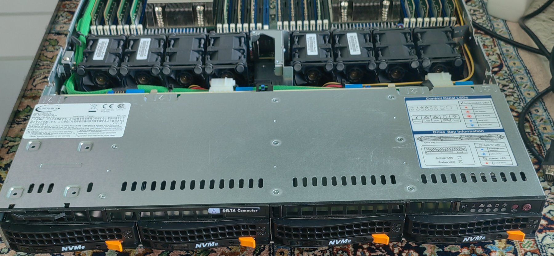 Supermicro 2x AMD EPYC 7601 64 Core / 256 GB RAM / 2TB NVMe (Gebraucht ...