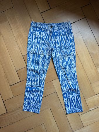 MADE WITH LOVE... - Hose blau-weiss gemustert M