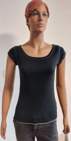 Schwarzes Damen Shirt Gr S, American Eagle, figurbetont