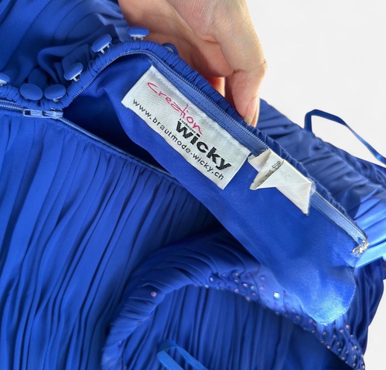 Kleider: Abendkleid Wicky BRAUTMODE Grösse 36 blau – Gebraucht aus Wohlen AG von jes_9c79 1