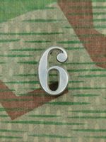 Ord. 1869–1898 Nummer 6 / 9 zu Tschako, Silber, Variante 4