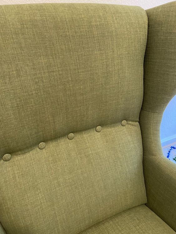 Ikea Ohrensessel Strandmon hellgrün Kaufen auf Ricardo