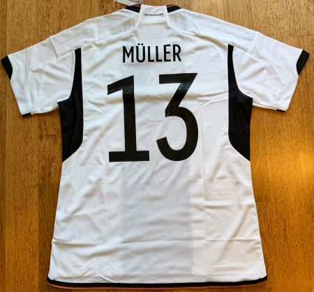 Deutschland home Shirt - 2022/23 - mit Print Müller