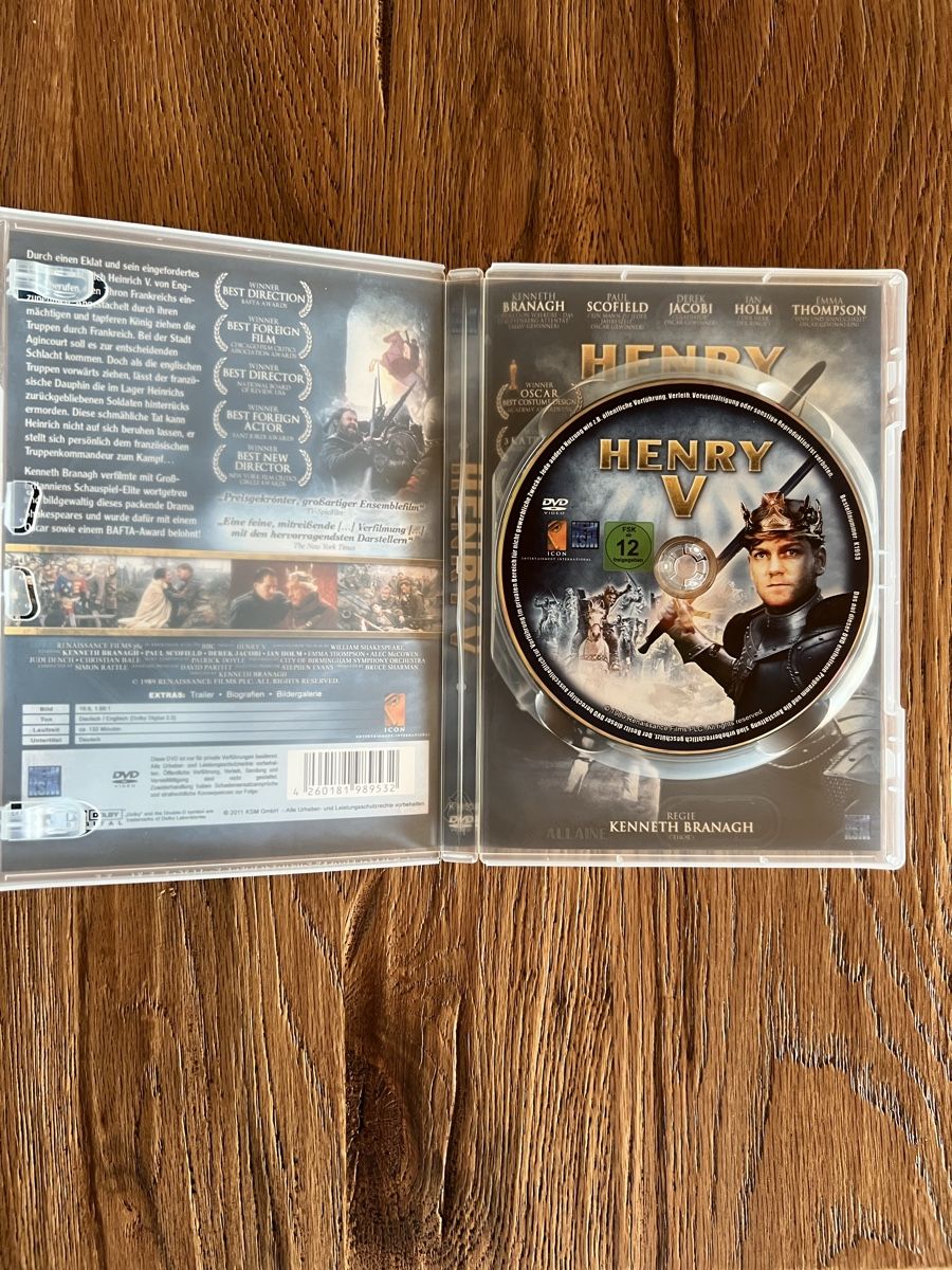 Tous les DVDs: DVD Henry 5 – Neuf (Voir description) à Kallnach par sta_sy57 2