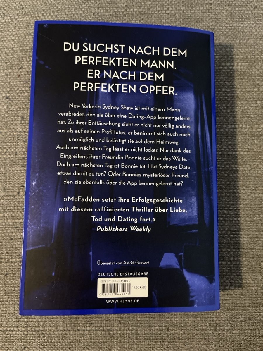 Livres: Freida McFadden ,Der Freund‘ – D'occasion à Holziken par ale_h6sl 1