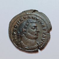 Follis (grosse römische Bronzemünze) Constantius I. 293-305