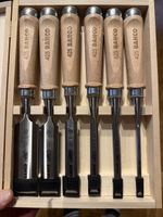 Bahco Stechbeutel Set, 6-teilig, neuwertig im Holzkasten