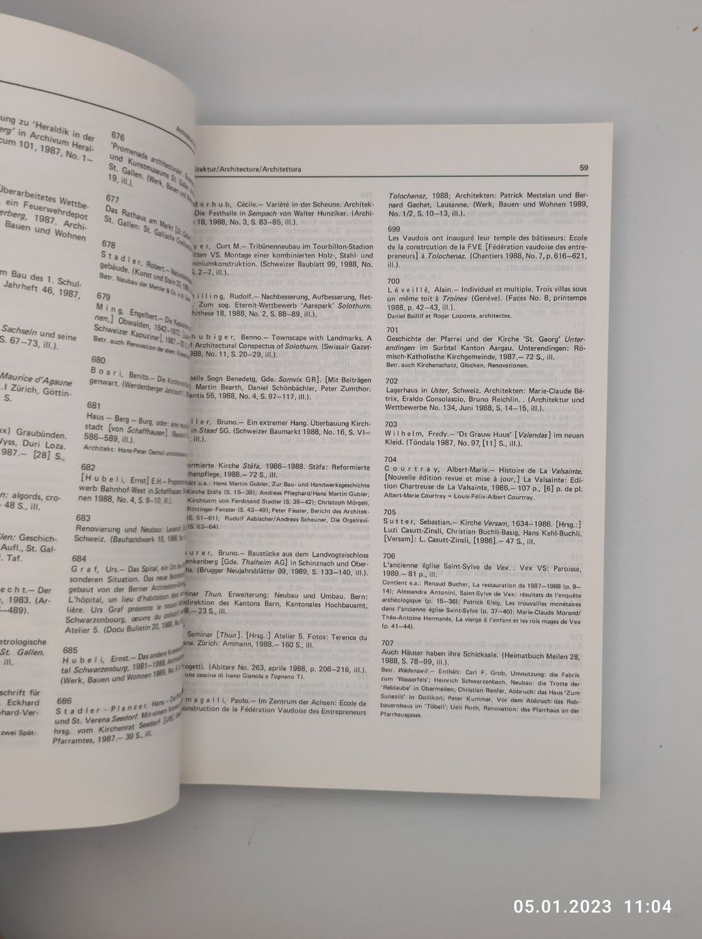 Libri: BIBLIOGRAPHIE ZUR SCHWEIZER KUNST – Usato da Goldach venduto da Gaip 3