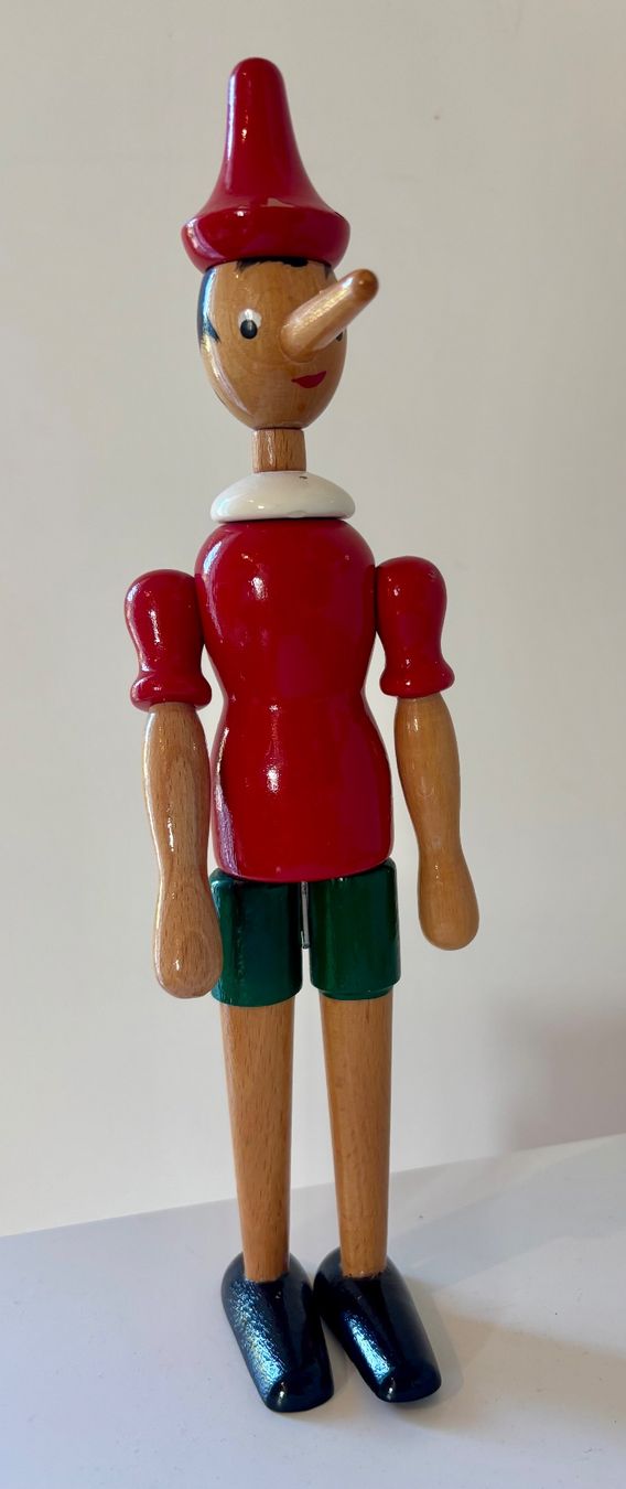 Statuette: Pinocchio Holzfigur Vintage – Usato da Beinwil am See venduto da randy02 1