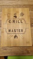 Personalisierbares Schneidebrett mit Gravur *Grill Master*