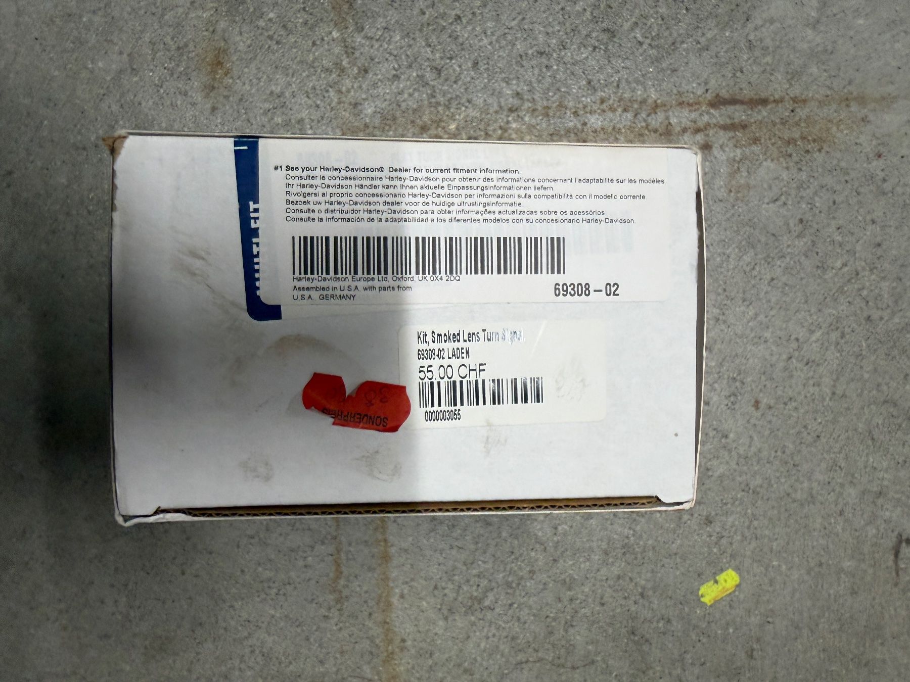 Harley-Davidson Alle Motorradersatzteile: 69308-02 Harley-Davidson Blinker mit flachem Glas – Neu und originalverpackt aus Ostermundigen von jas_9j7d 2