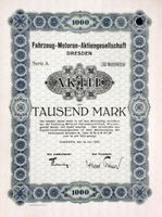 Fahrzeug-Motoren-AG, Dresden - 1923
