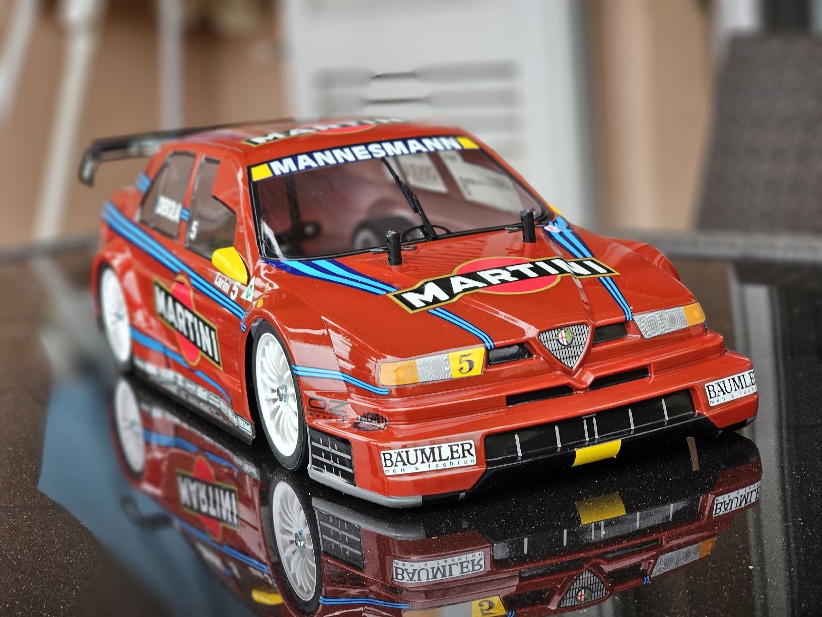 Tamiya RC Modellbau: Tamiya Alfa Romeo 155 – Neu (gemäss Beschreibung) aus Novazzano von Burki.65 2