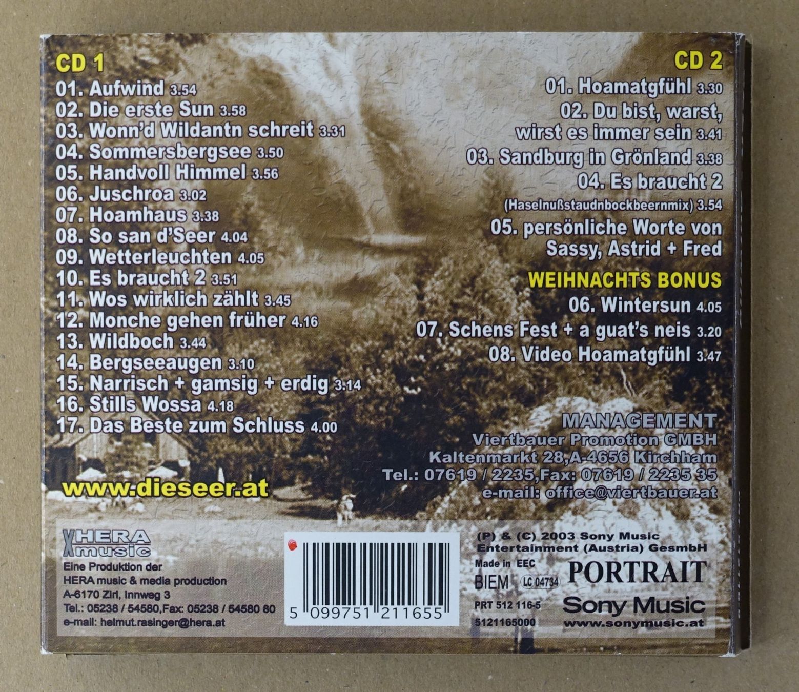 CDs: Seer – Aufwind (2 CDs) - F34 – Gebraucht aus Sessa von fraenklishop 1