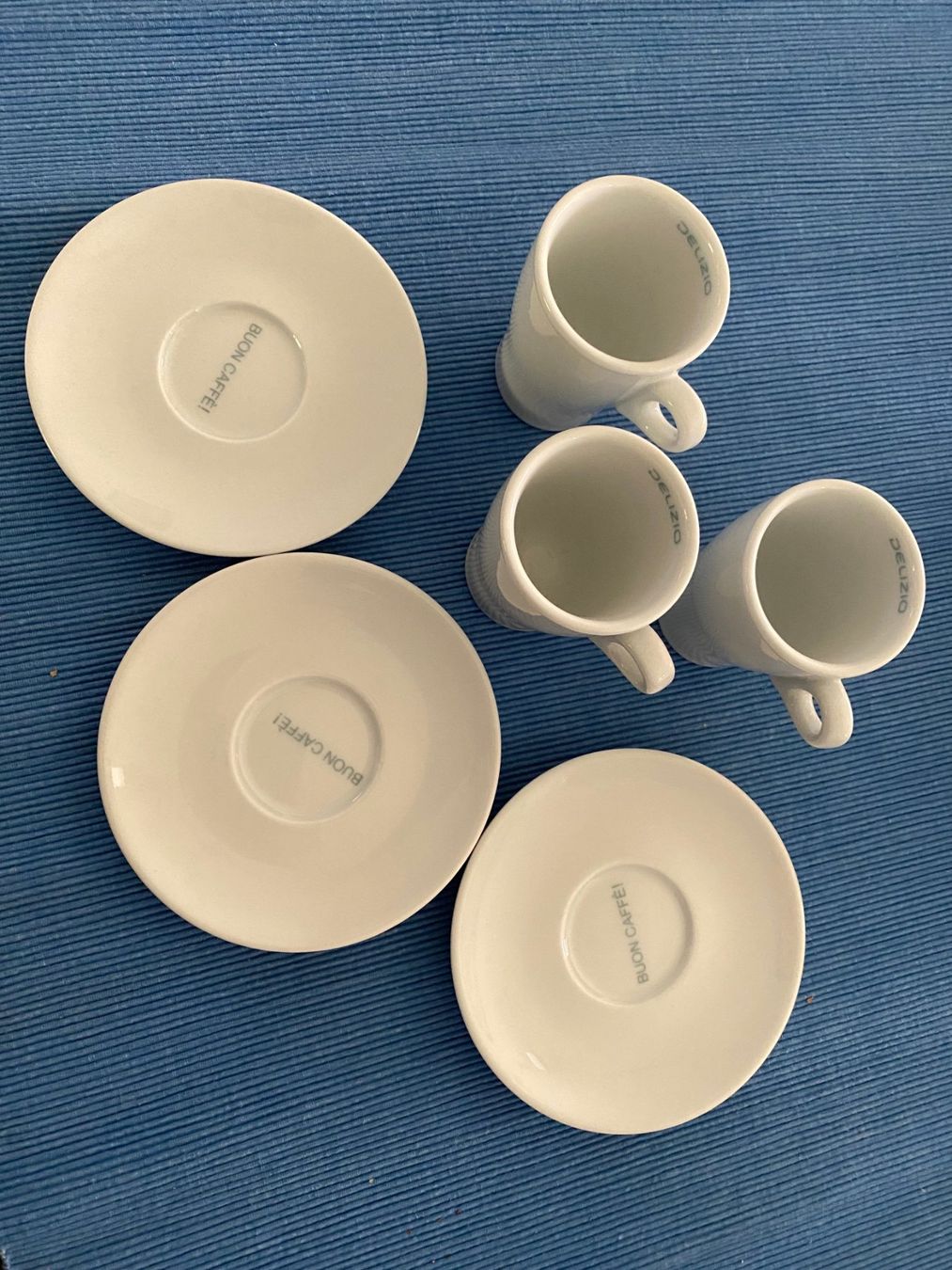 Tassen: 3 Delizio Espressotassen & Unterteller. – Neu (gemäss Beschreibung) aus Allenwinden von Obalu 2