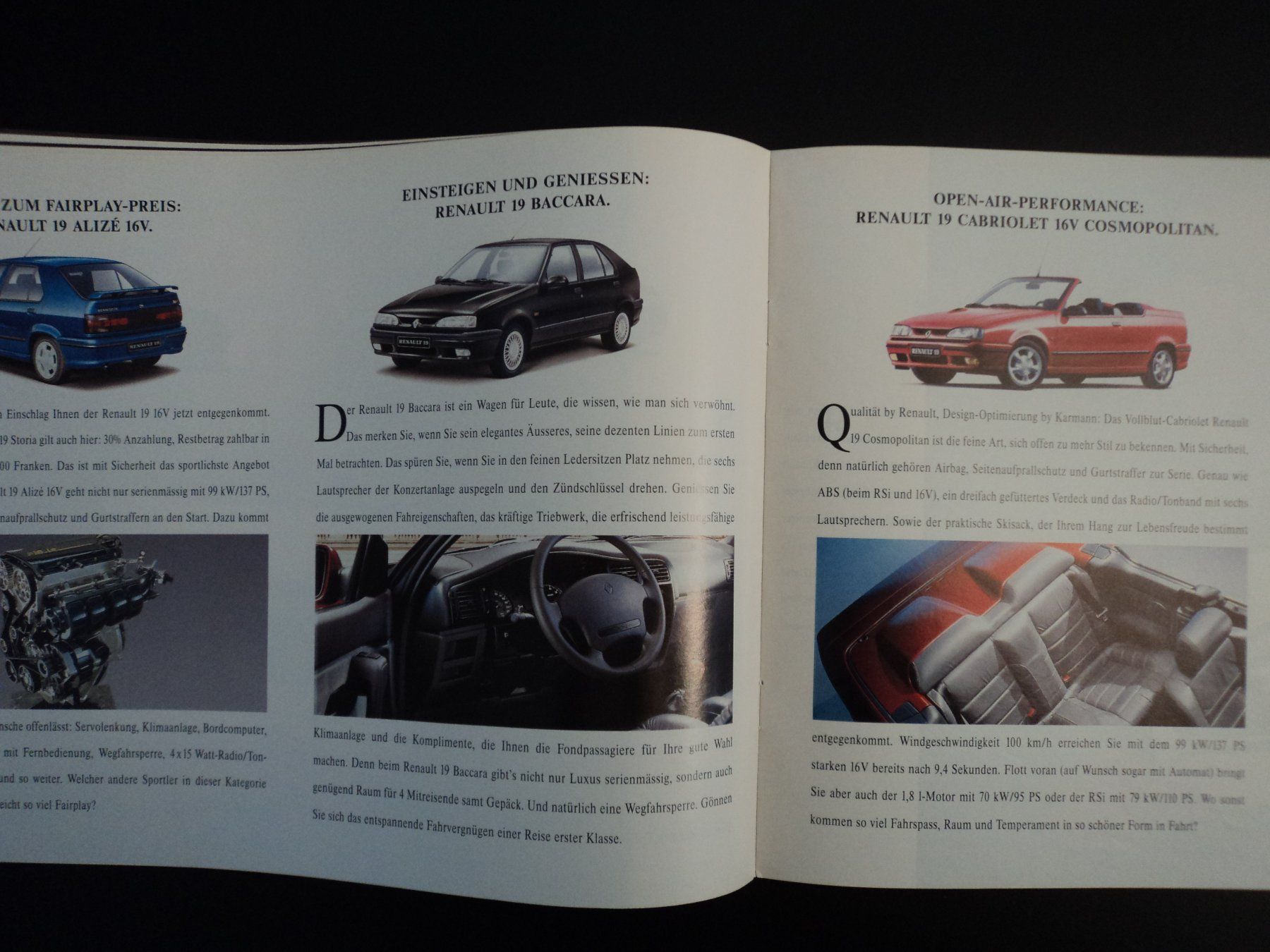 Renault Documenti: Prospekt Renault Programm Twingo I Clio Williams R9 Laguna – Usato da Schwarzenburg venduto da modelCARama 4