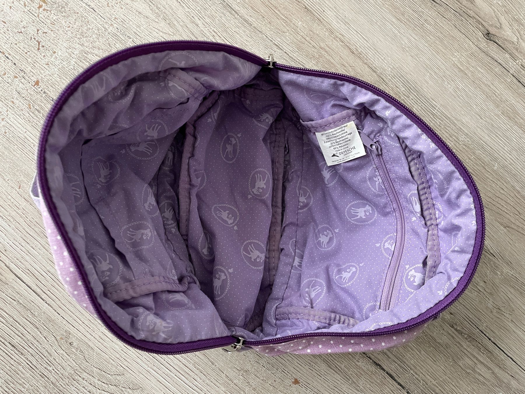 Kindertaschen: Tasche - mädchen - violett - stoff – Gebraucht aus Neftenbach von Justine76 2