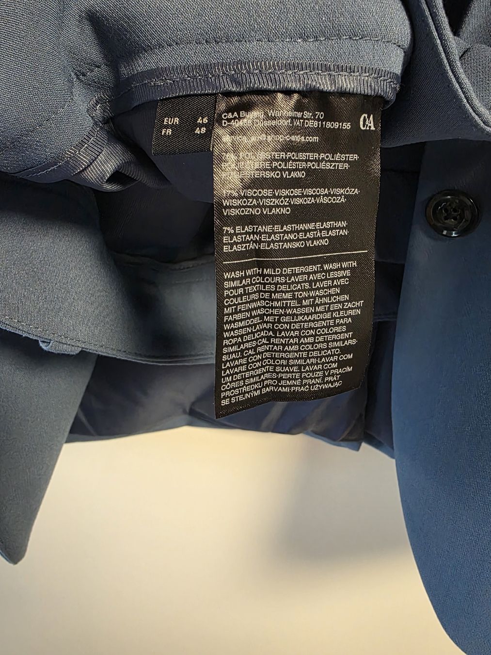C&A Completi & Tailleur: New Blue C&A Suit, Size 46 EU, – Nuovo e nell'imballaggio originale da Volketswil venduto da mic_27b5 1