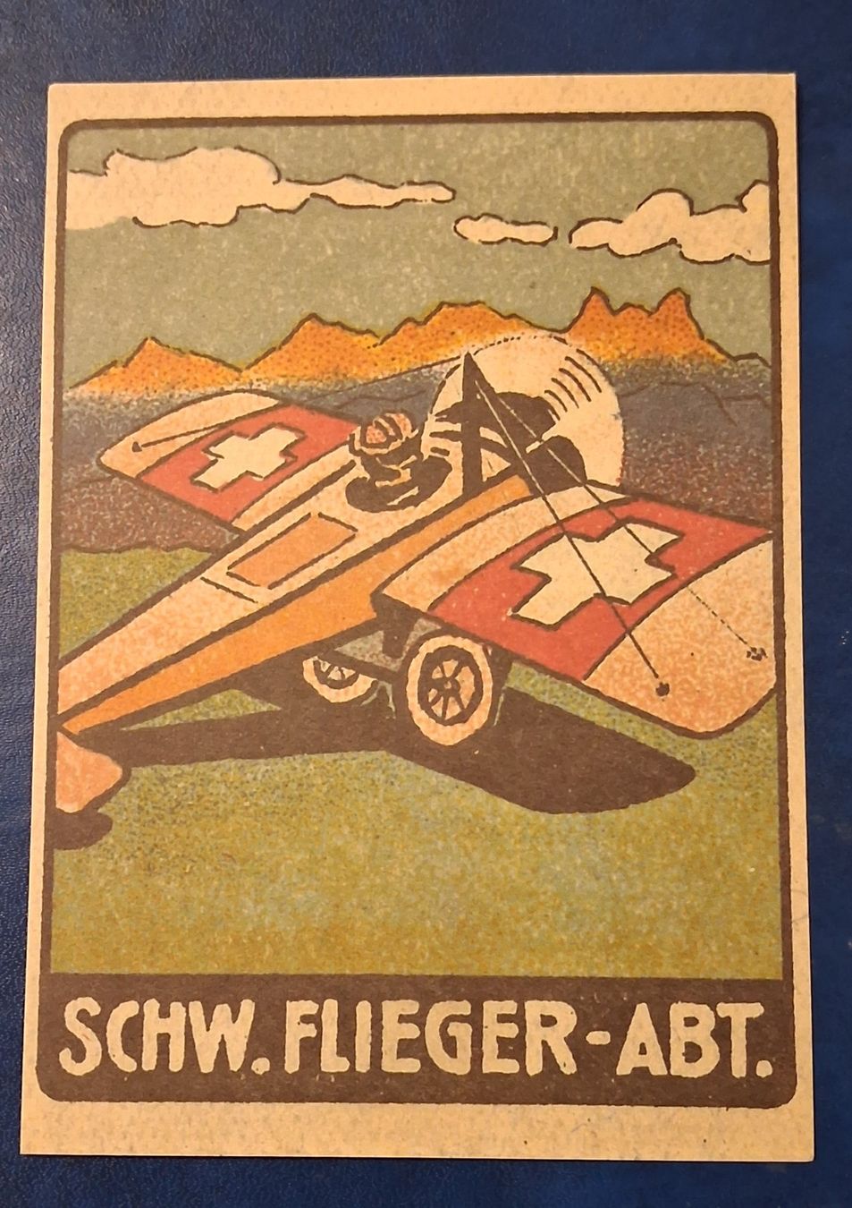 Cartoline postali: 3 Ansichtskarten Schw. Flieger Abt. – Usato da Täuffelen venduto da Tom1291 1