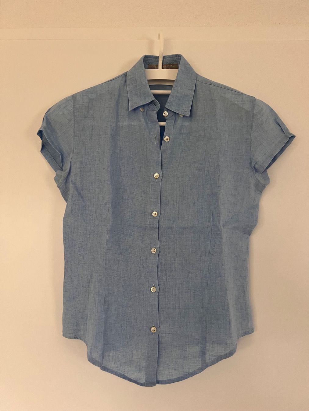 Robert Friedman Blusen: ROBERT FRIEDMAN Blouse (Damen)/Leinen/Grösse S/hellbblau – Gebraucht aus Männedorf von lei_p9ps