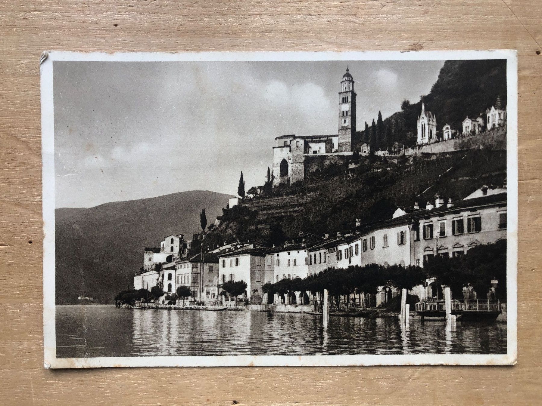 Ansichtskarten: Morcote Lago di Lugano – Gebraucht aus Neuchâtel von Atahuallpa