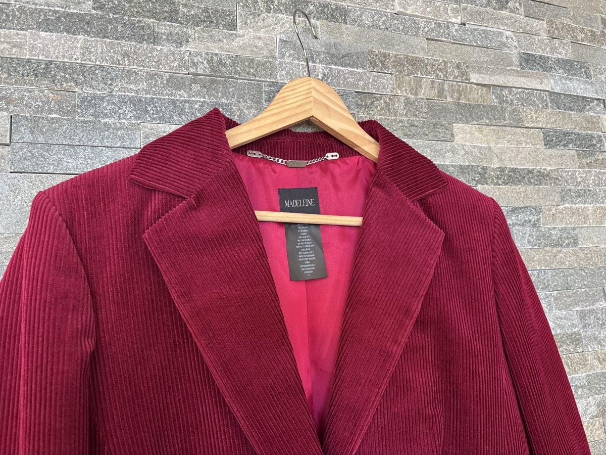 Madeleine Jacken: MADELEINE - Blazer Velours Cotele - 42 – Neu und originalverpackt aus Chardonne von teenyweeny 1