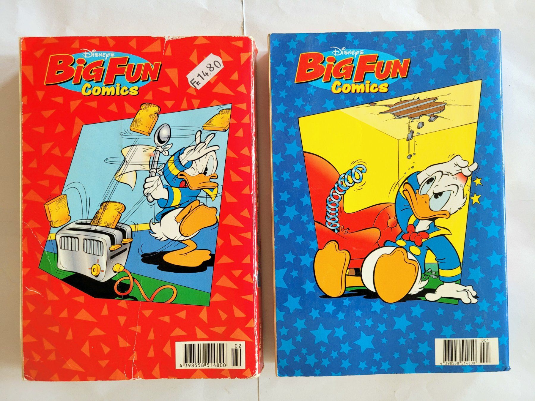 Fumetti: LTB / Disneys BIG FUN Comics Nr.1+2 – Usato da Schöftland venduto da huair 1
